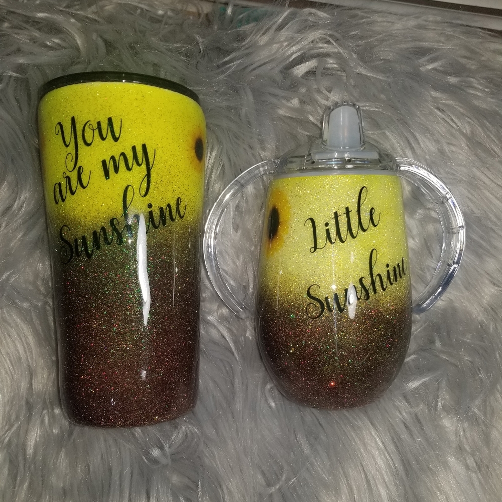 Custom made stainless steel tumblers